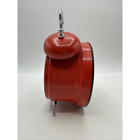 Vintage Mickey Mouse Red Alarm Clock Lorus Quartz Battery Operated-PARTS ONLY - Picture 6 of 12